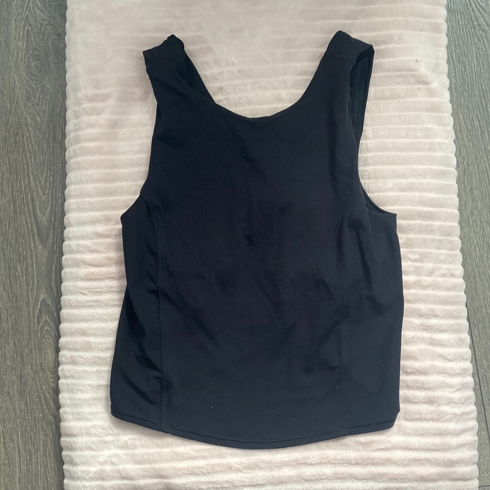 Lululemon Nulu Twist Back Tank - Size 6, Black